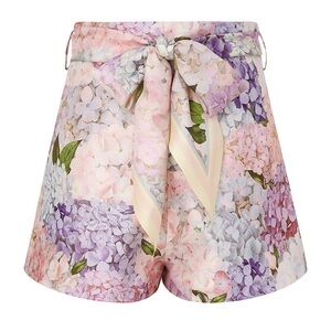 NWT: Zimmermann Hydrangea Dawning Silk Shorts